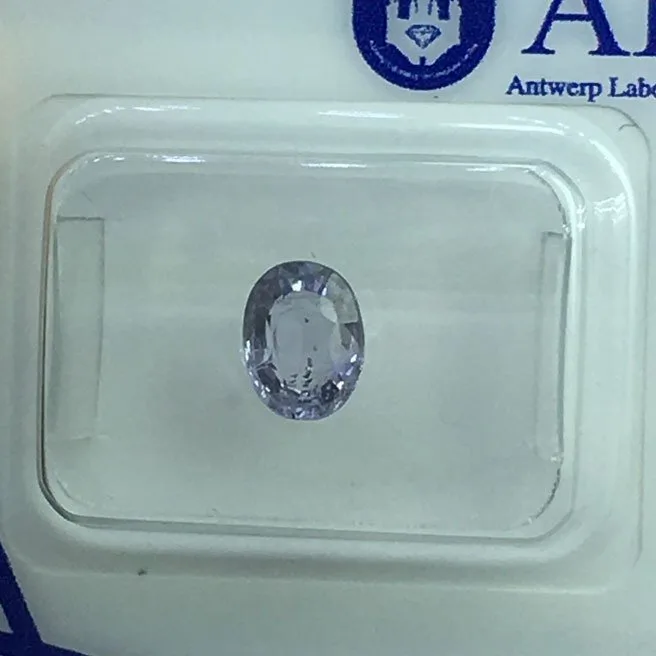 Plastic packaging ALGT natural natural Color-Change Spinel 0,93ct