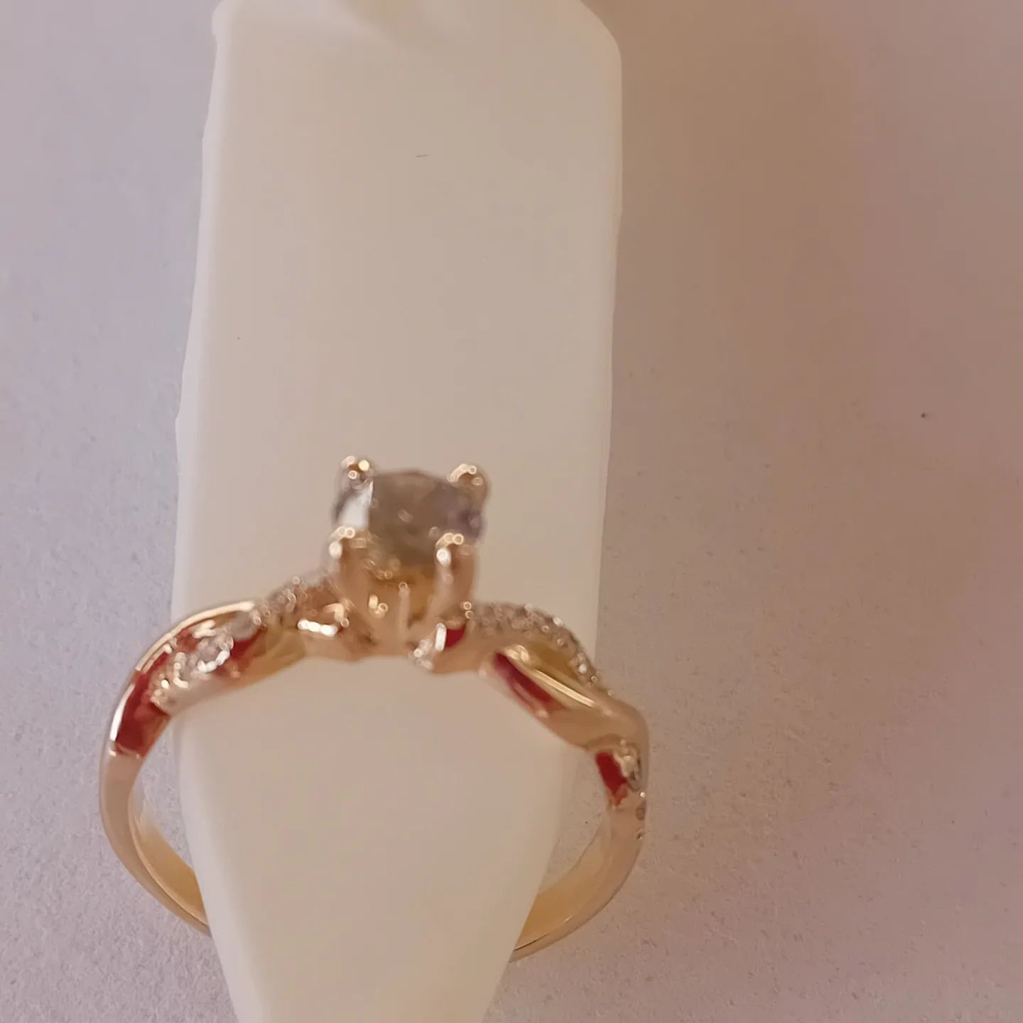 14 kt. Gold - Ring - 0.57 ct Diamond - Diamond